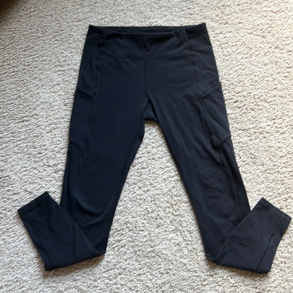 Size 8 Lululemon black leggings.
